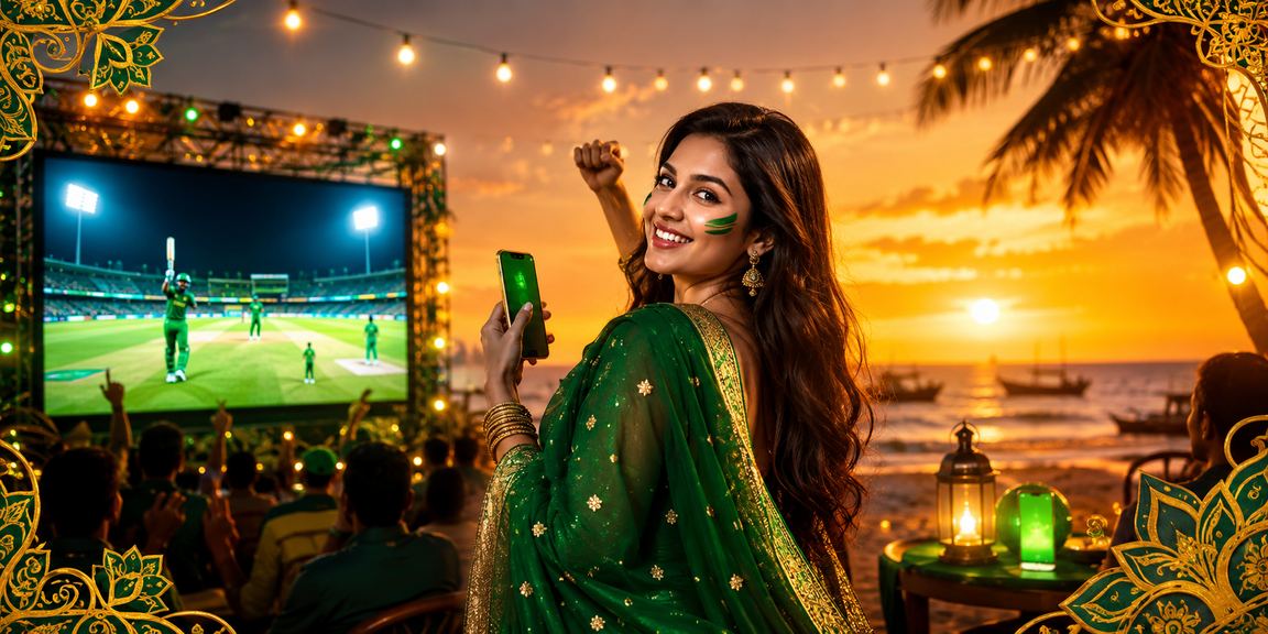 সেন্ট মার্টিনের সমুদ্র সৈকতে ক্রিকেট বেটিং ইভেন্টে অংশ নেওয়ার দৃশ্য